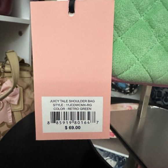 Juicy Couture Green Juicy Tale Shoulder Bag - Picture 2 of 4